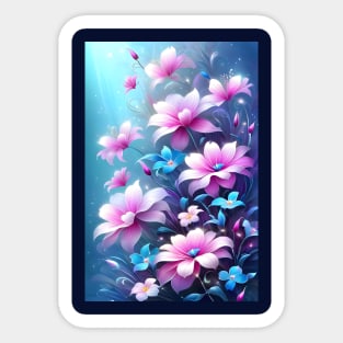 Fantasy flowers Sticker